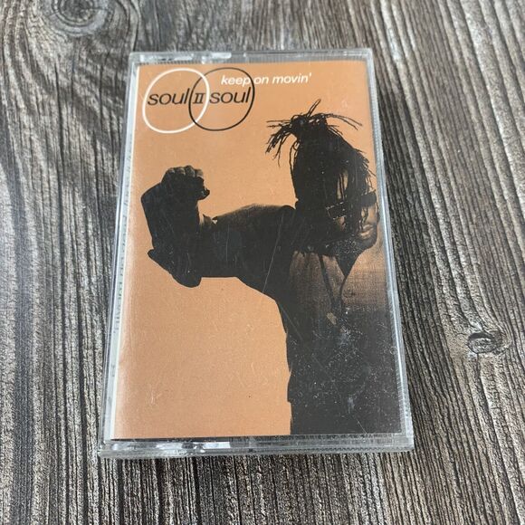 SOUL 2 SOUL Cassette Tape 80s Jazz Hip Hop KEEP ON MOVIN BACK TO LIFE - Picture 1 of 5